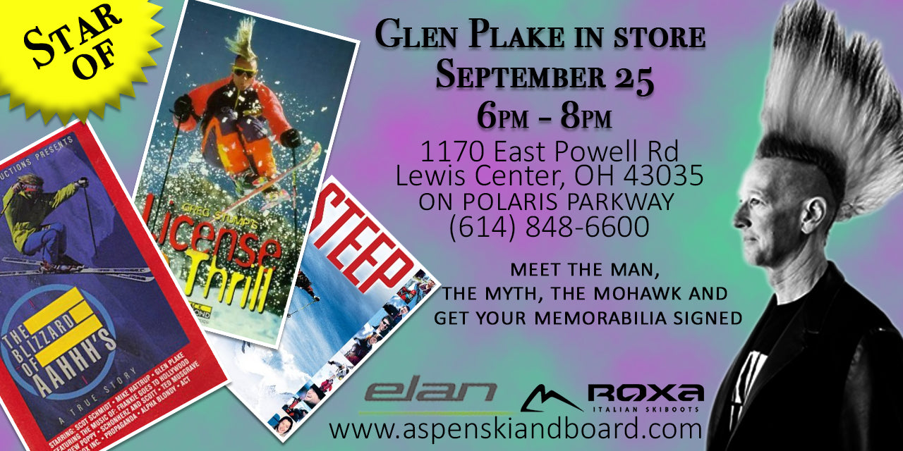 Glen Plake in Store September 25 | 6pm - 8pm