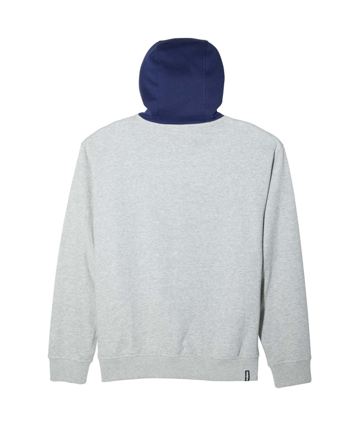 32TechHoodie-Grey sweatshirt on a white background