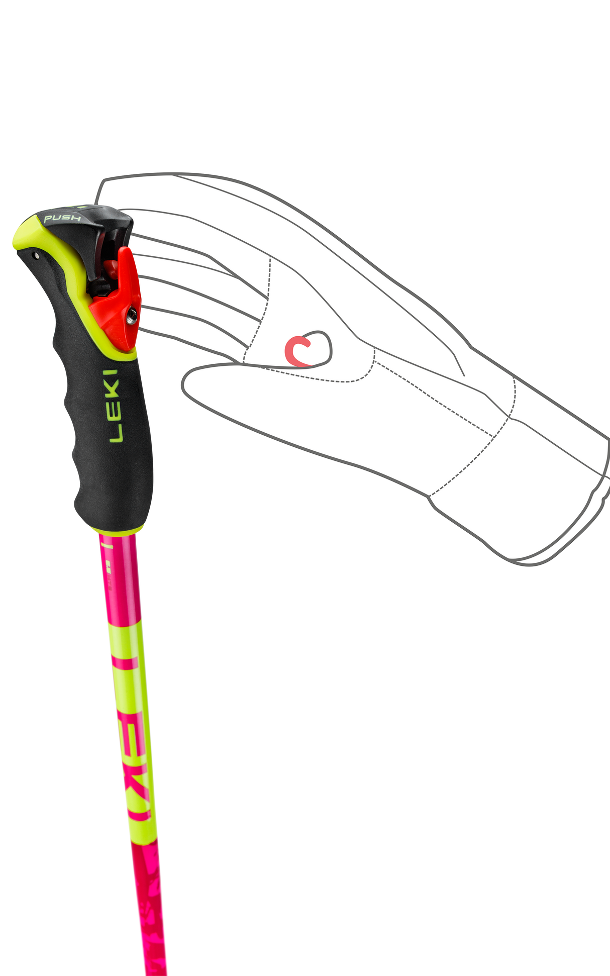 Leki Spitfire Vario 3D Adult Ski Poles 2026