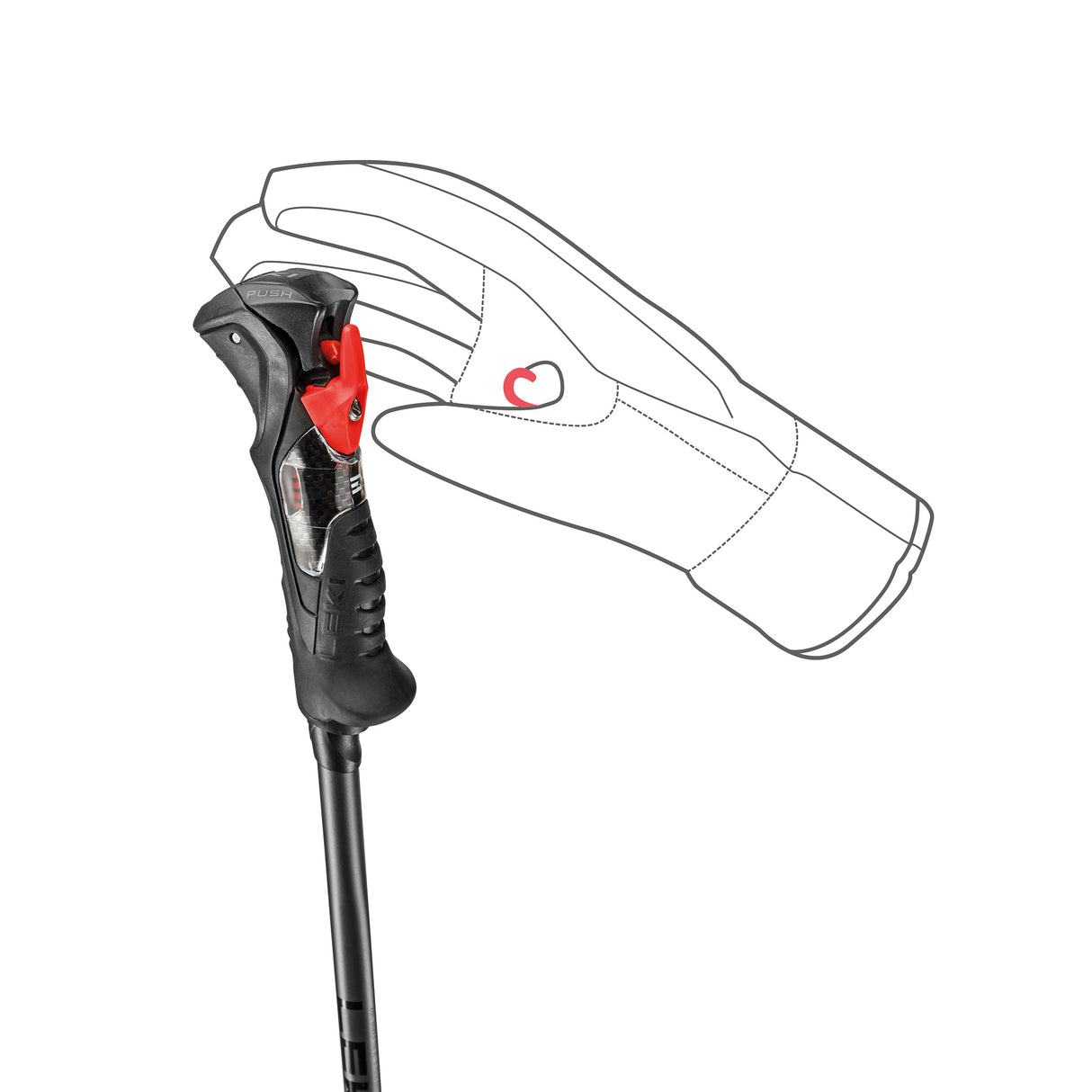 Leki Airfoil 3D Adult Ski Poles 2026