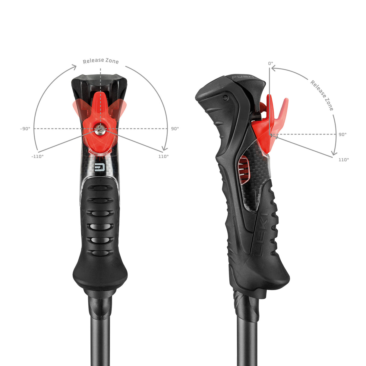 Leki Airfoil 3D Adult Ski Poles 2026