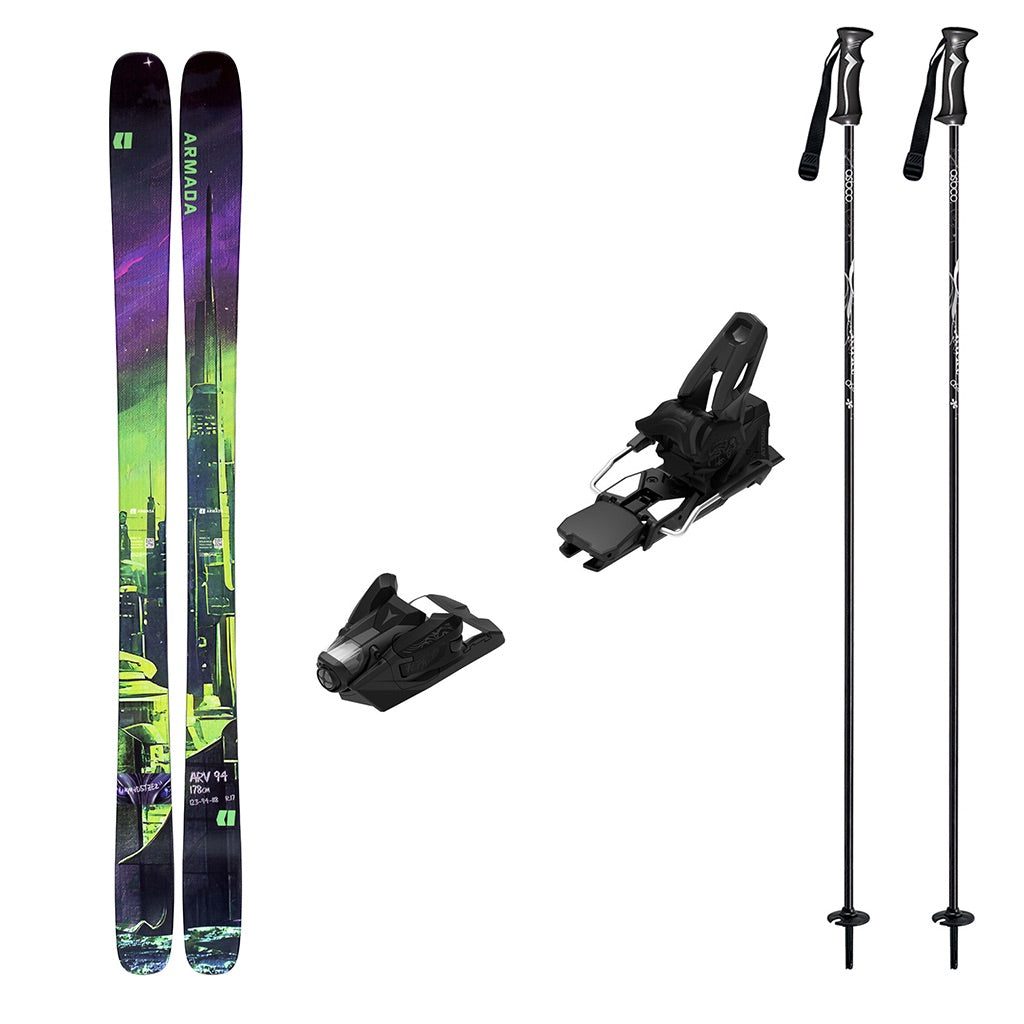 Armada ARV 94 Madsteez Adult Skis 2027 with Strive 14 Bindings Ski Package
