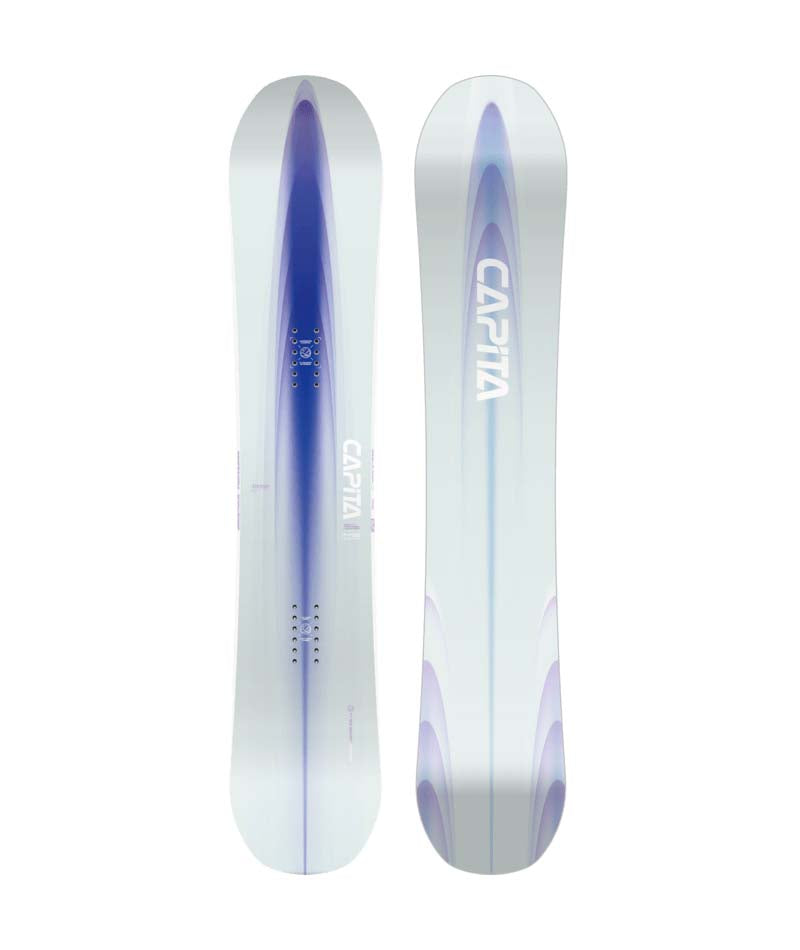 Artemis-multicolored snowboard on a white background
