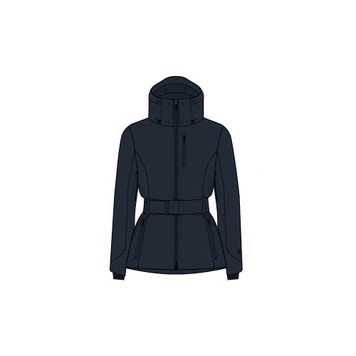 AshtonJacket2.0- Navy ski jacket on a white background