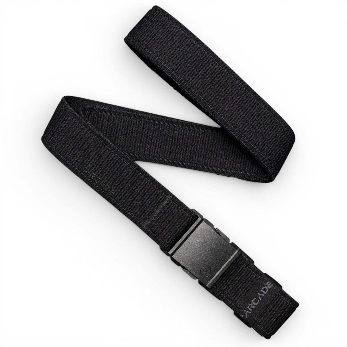 AtlasSlim-Black belt on a white background