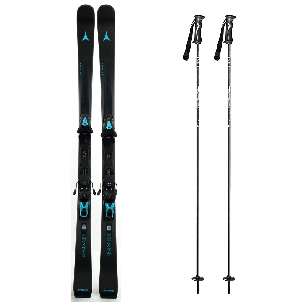 Atomic Redster X7 Mens Skis 2027 with Rvsk C + Mi 12 GW Bindings Ski Package