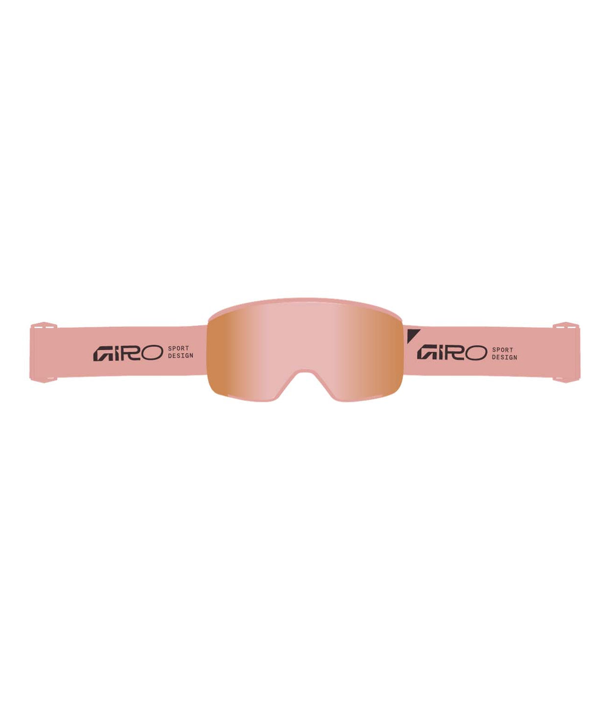 AxisGoggle-Giro ski goggles lens on a white background
