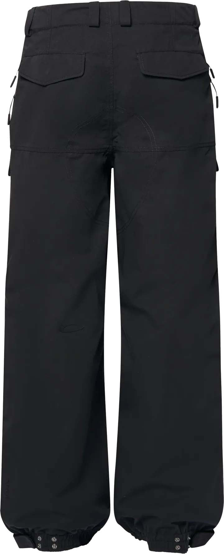 MBaldfaceShellPant-Black ski pants on a white background