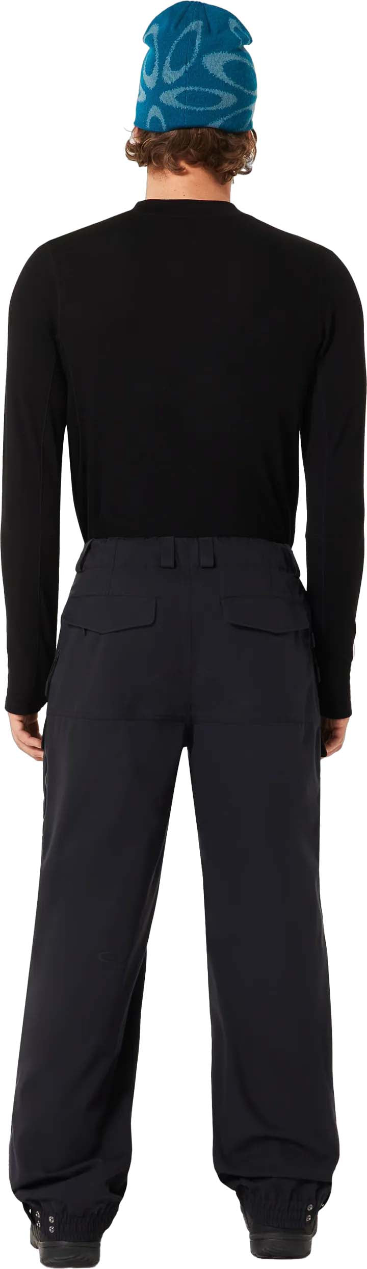 MBaldfaceShellPant-Black ski pants on a white background