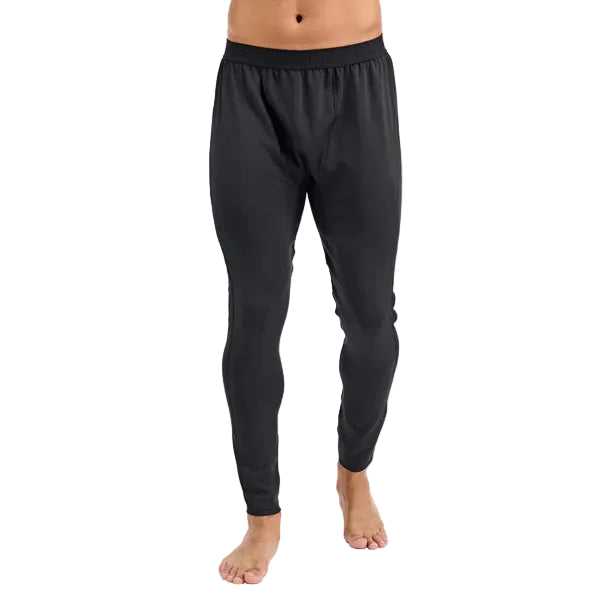 MSummitPant-Person wearing black jogger pants on a light gray background