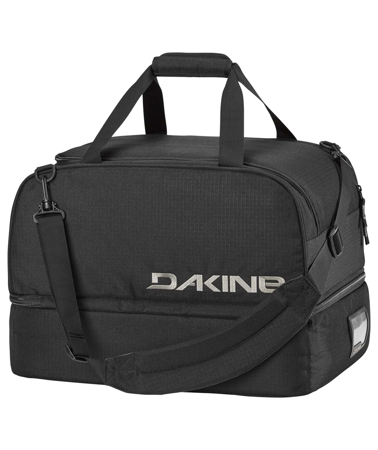 BootLocker69L-Black boot bag on a white background
