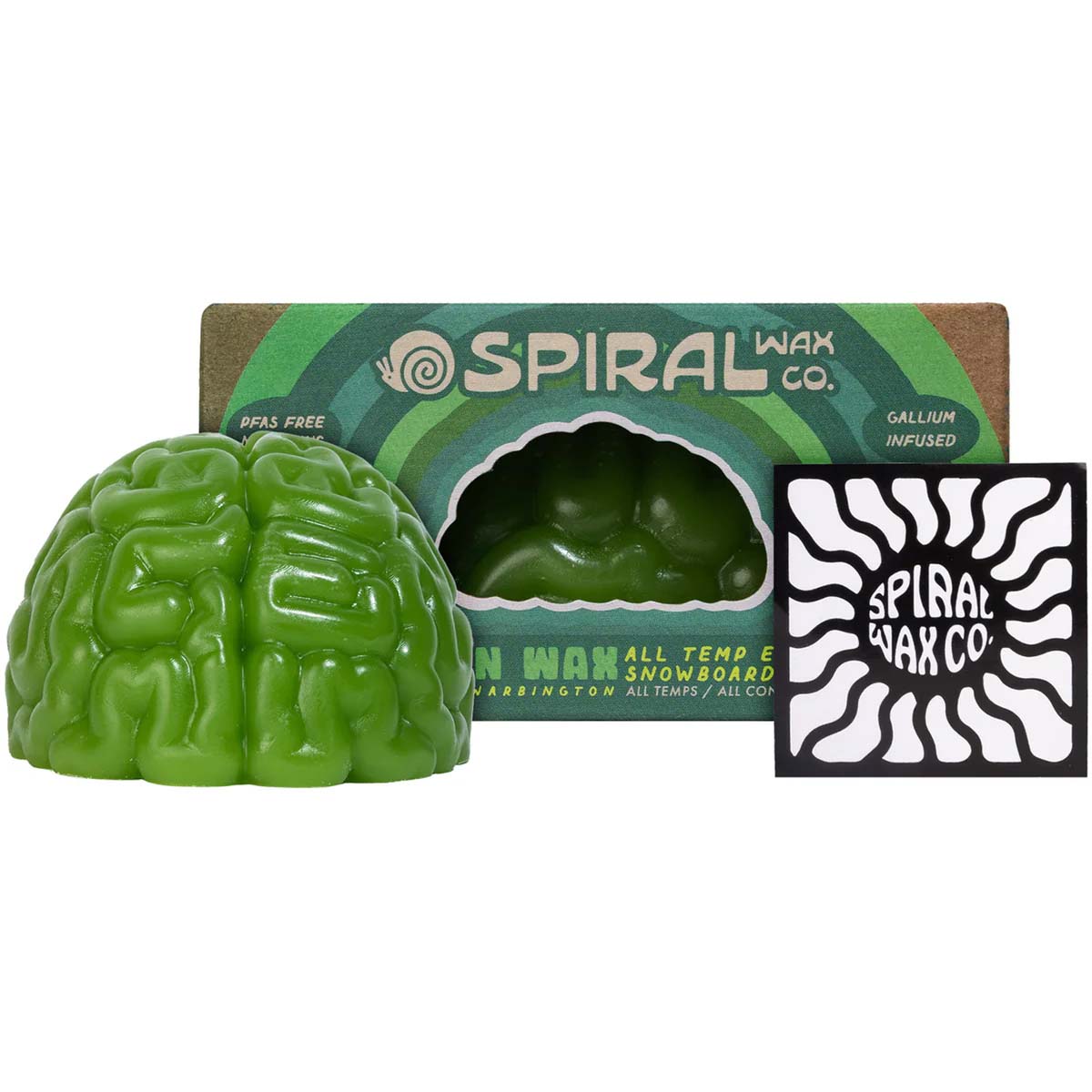BrainAllTempWax- Wax on a white background