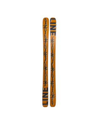 Chronic94- Two skis with a brand logo on a white background