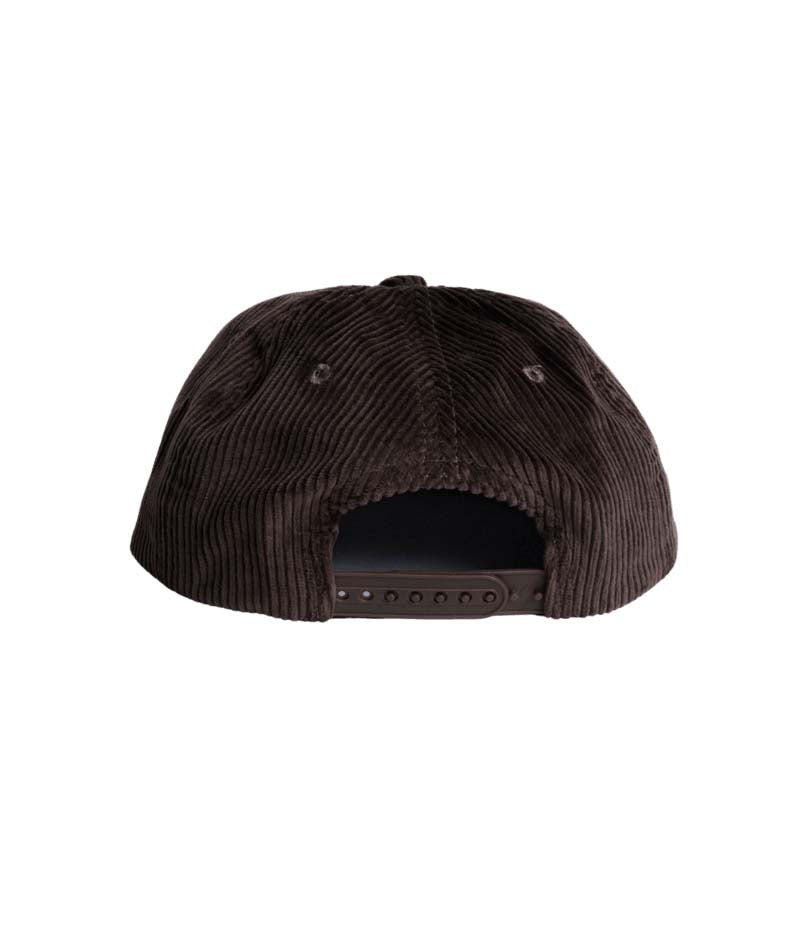 CordFivePanelSnapback- Baseball Cap on a white background