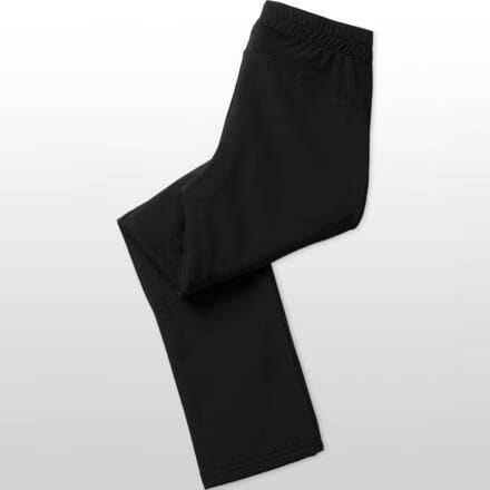 CorvaraKidsSoftshellPants-Black pants on a white background