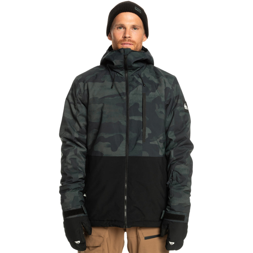 Quiksilver Mission Printed Block Snowboard Jacket (EQYTJ03403) Mens 2024