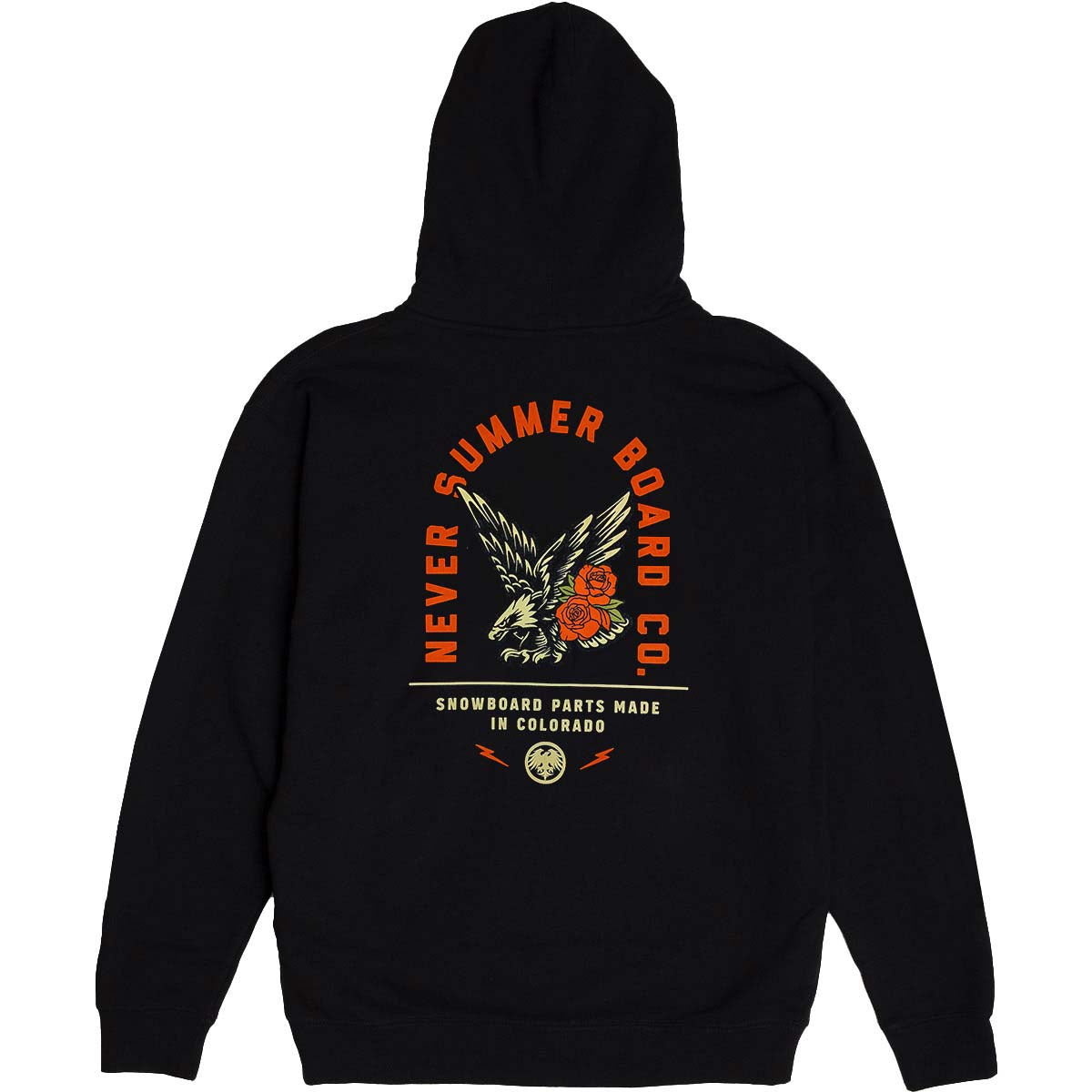Never Summer Eagle Rose Adult Pullover Hoodie (POEAGROSE) 2027