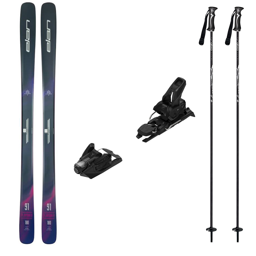 Elan Playmaker 91 Skis 2027 with Strive 12 Bindings Ski Package
