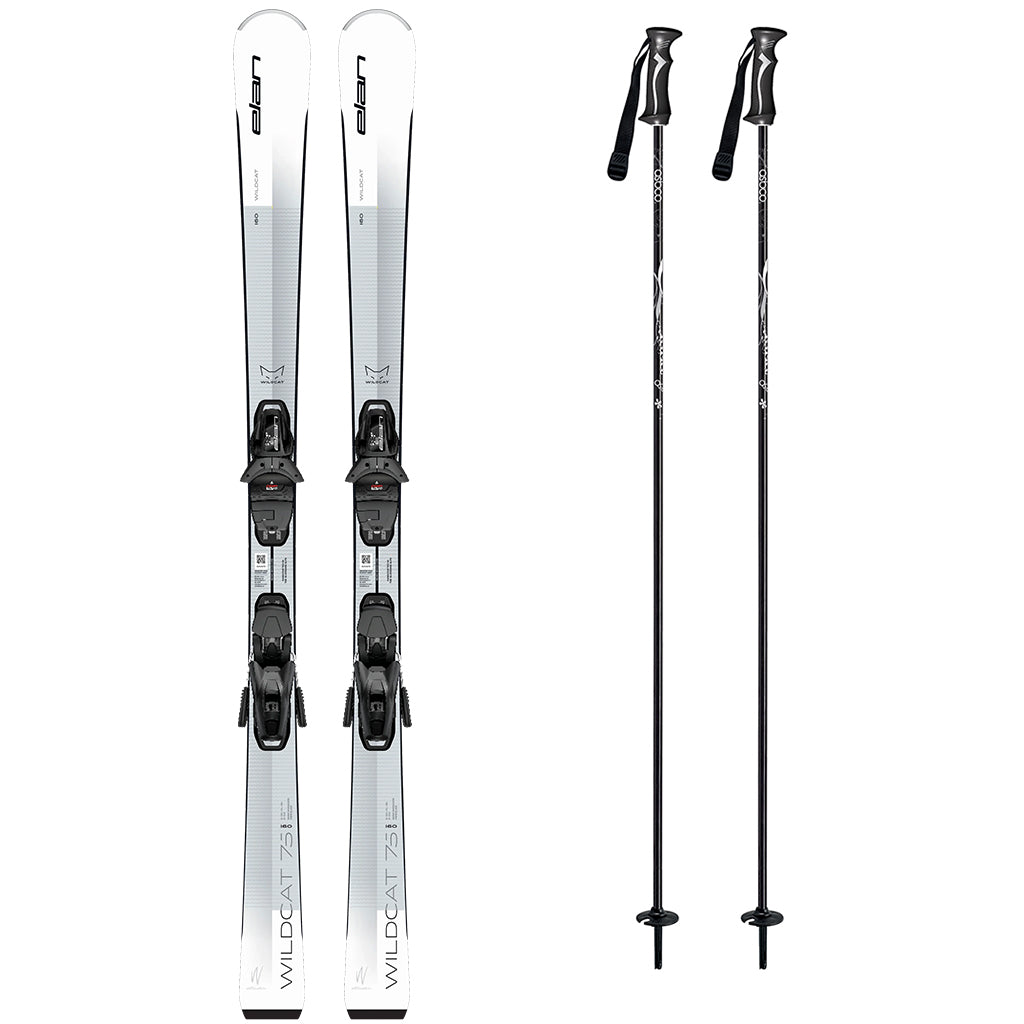 Elan Wildcat 75 Skis 2027 with EL 9.0 GW Shift System Bindings Womens Ski Package