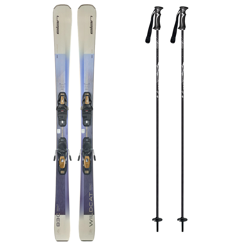 Elan Wildcat 83 C Skis 2027 with ShiftX EL 9.0 System Bindings Womens Ski Package