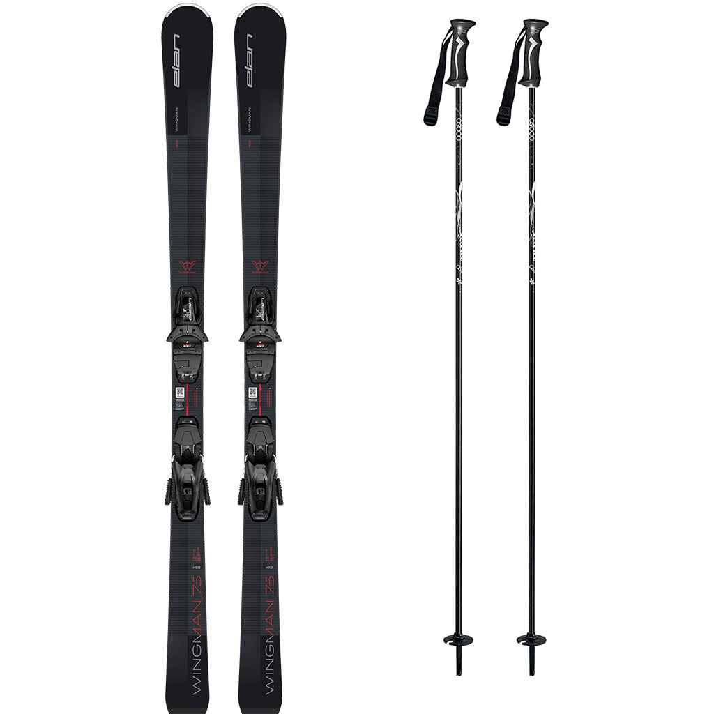 Elan Wingman 75 Skis 2027 with EL 9.0 GW Shift System Bindings Ski Package