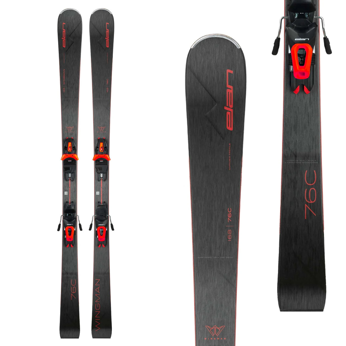 Elan Wingman 76 C PS (EL10.0 System Binding) Skis Mens 2025