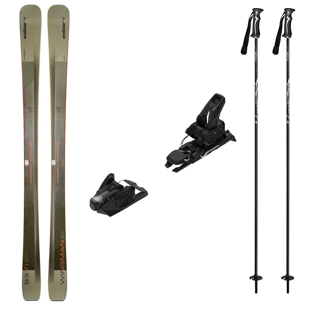 Elan Wingman 83 Ti Skis 2027 with Strive 12 Bindings Ski Package