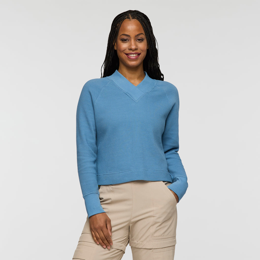 Cotopaxi Atajo Long-Sleeve Waffle V-Neck Womens 2026