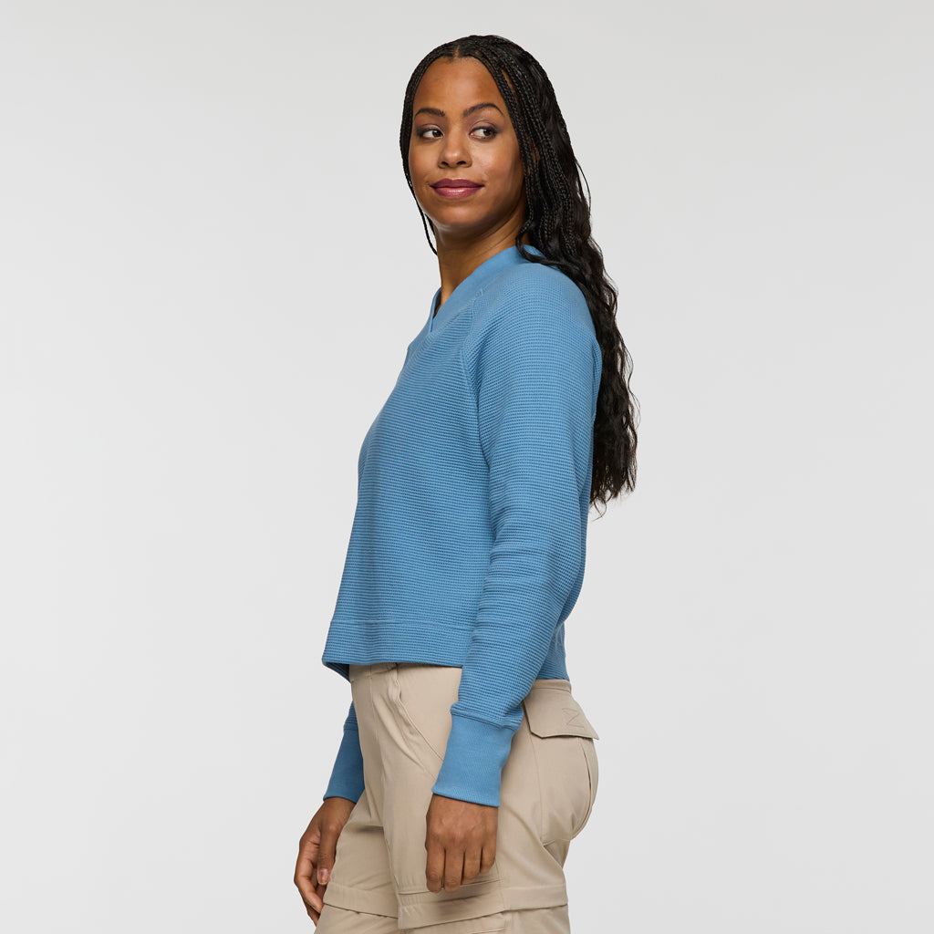 Cotopaxi Atajo Long-Sleeve Waffle V-Neck Womens 2026