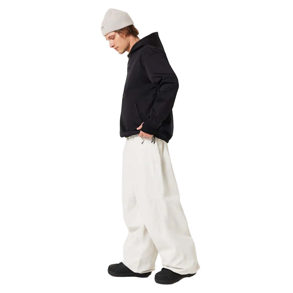 MSolarRailSoftshellHoodie-Black hoodie with a brand logo on a white background