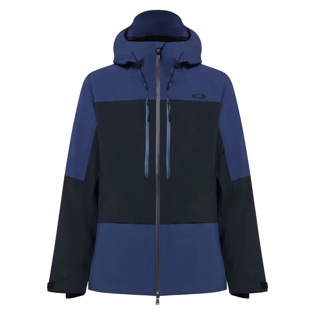 CanopyIns.ProJacket-Blue and black jacket with a brand logo on a white background