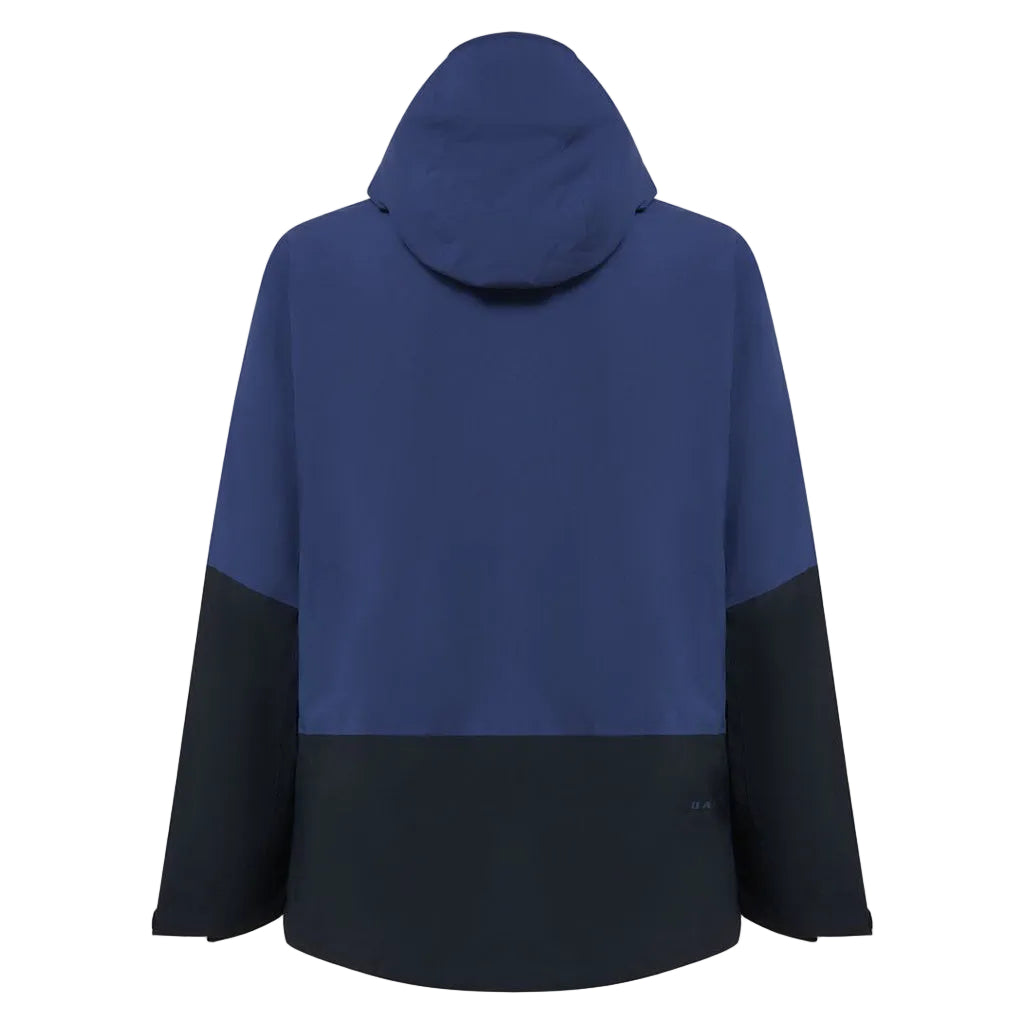 CanopyIns.ProJacket-Blue and black jacket with a brand logo on a white background
