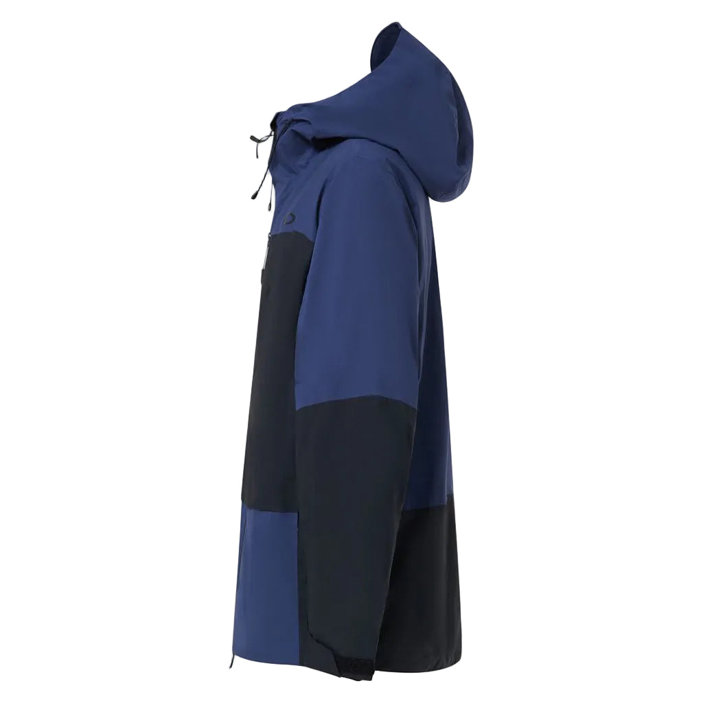 CanopyIns.ProJacket-Blue and black jacket with a brand logo on a white background