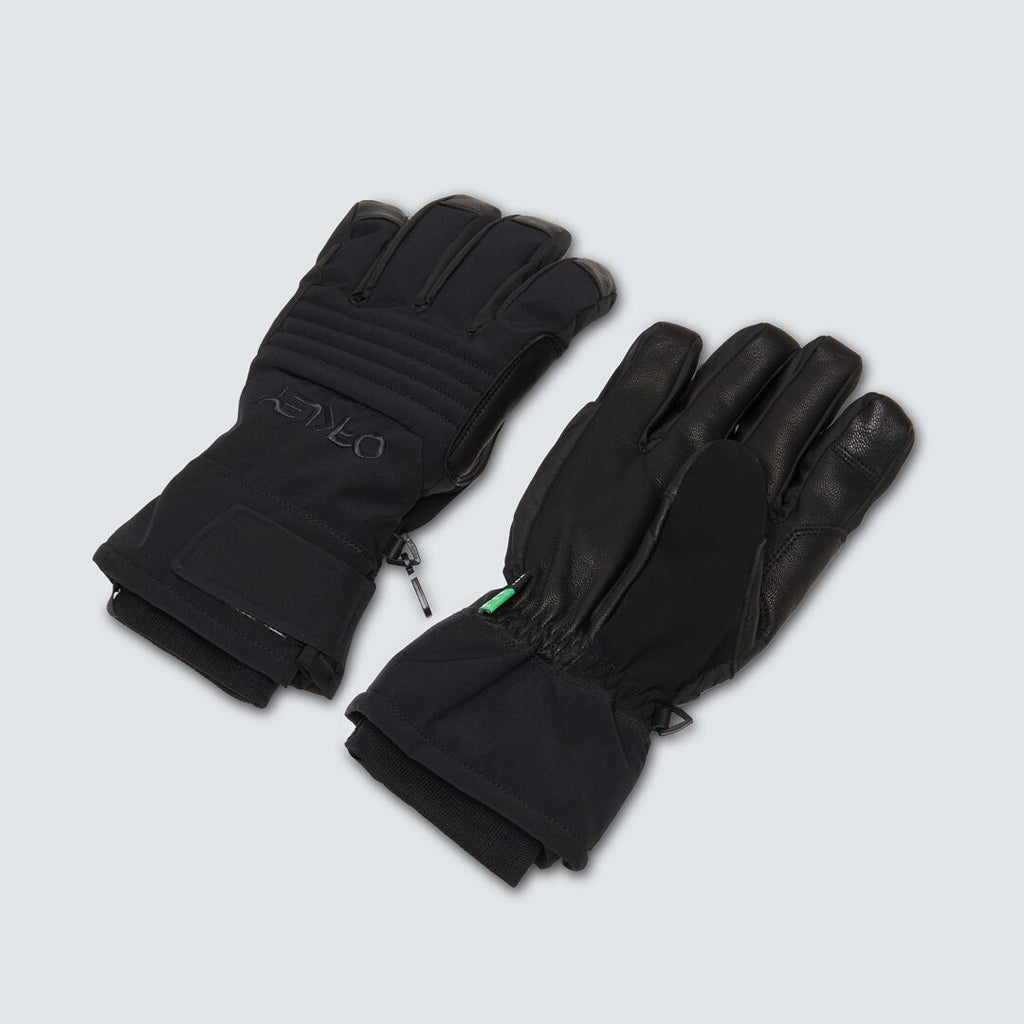 B1B Glove-Pair of black gloves on a light gray background