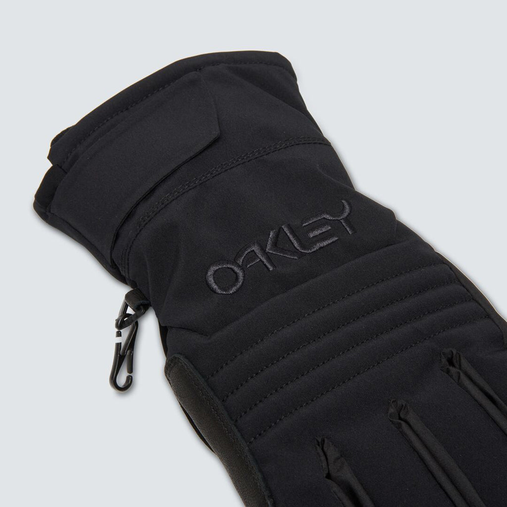 B1B Glove-Pair of black gloves on a light gray background