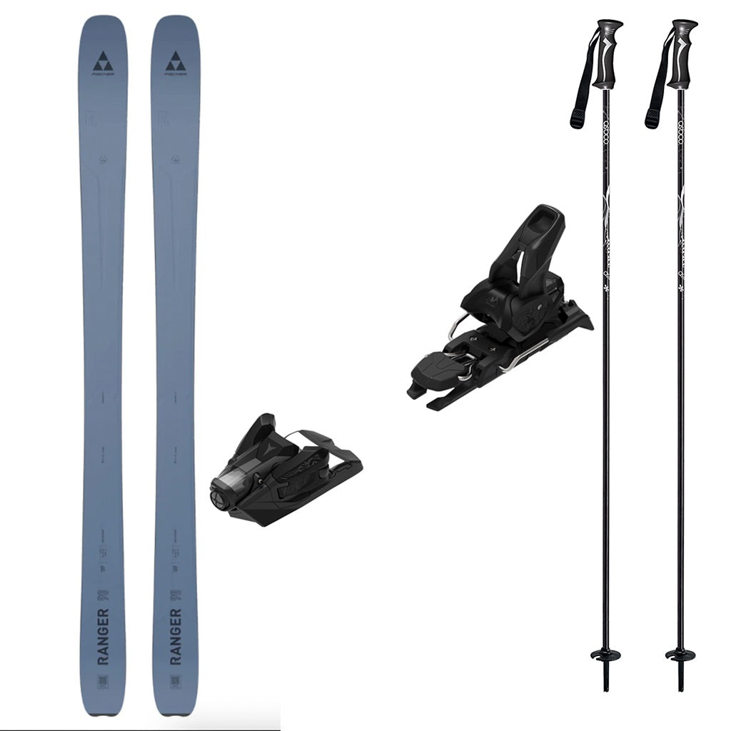 Fischer Ranger 90 Womens Skis 2027 with Strive 12 Bindings Ski Package