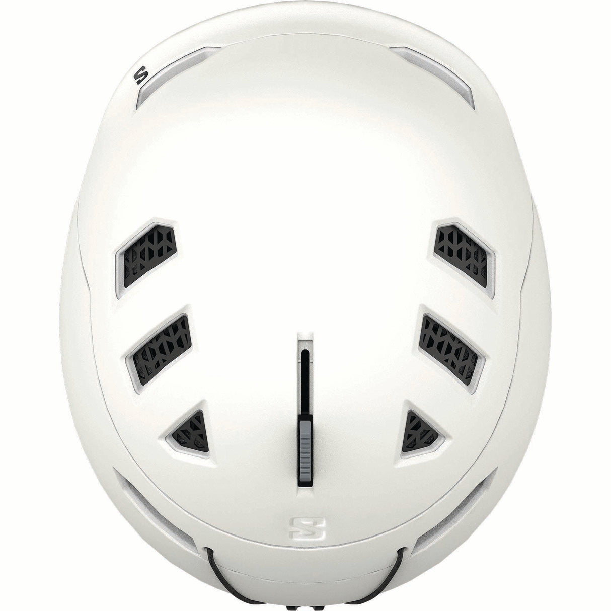 HUSKPROMIPS-White helmet with black interior and visible brand logo on a white background