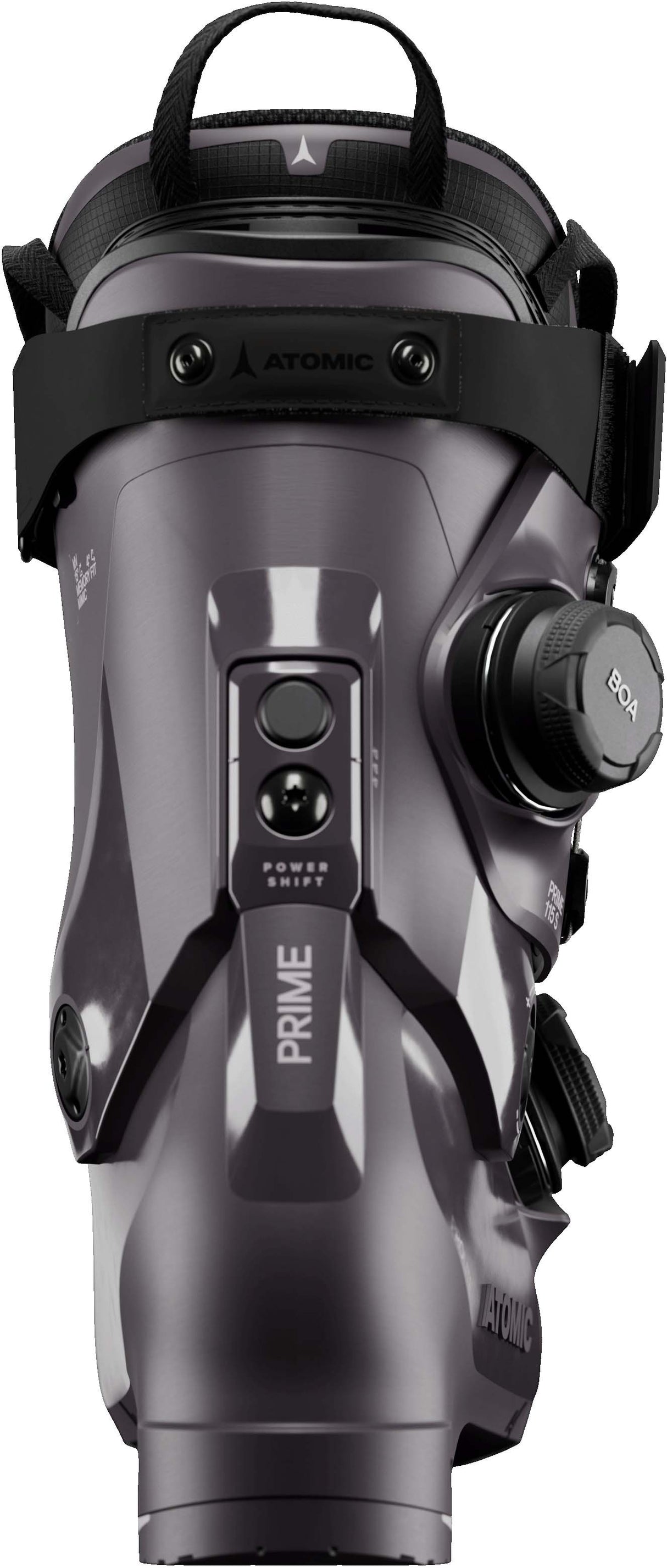 HawxPrime115SDualBOA- Grey Atomic Hawx ski boot on a white background