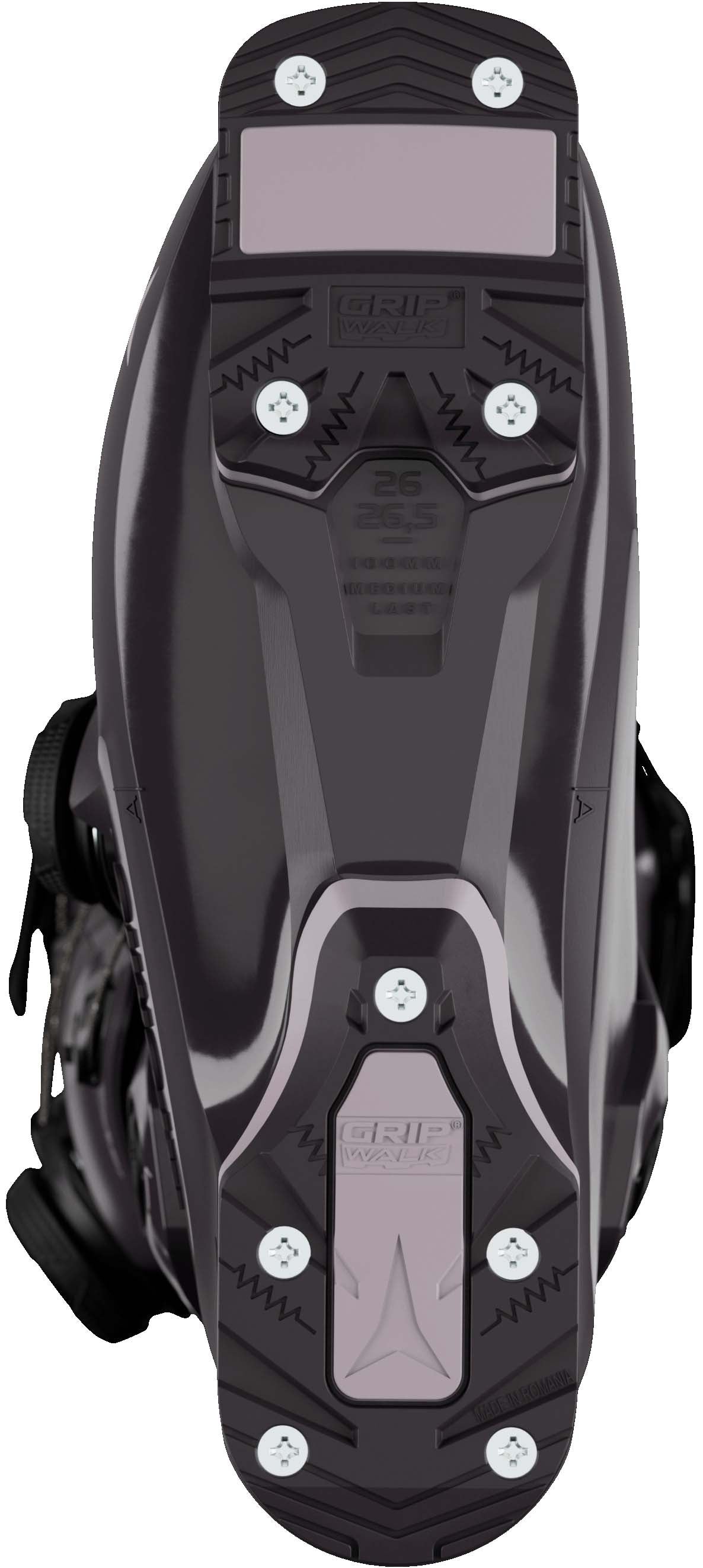 HawxPrime115SDualBOA- Grey Atomic Hawx ski boot on a white background