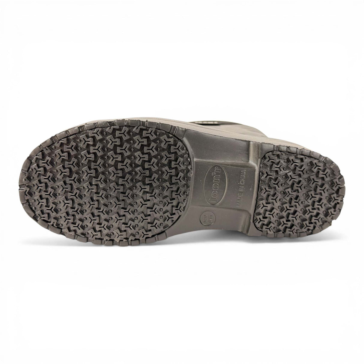 HiFlyer- Black rubber boots on a white background