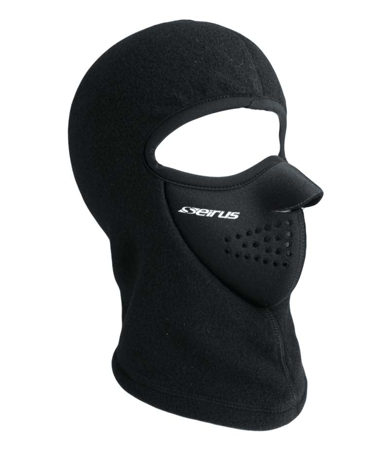 JuniorComboClava- Black balaclava shown on a white background