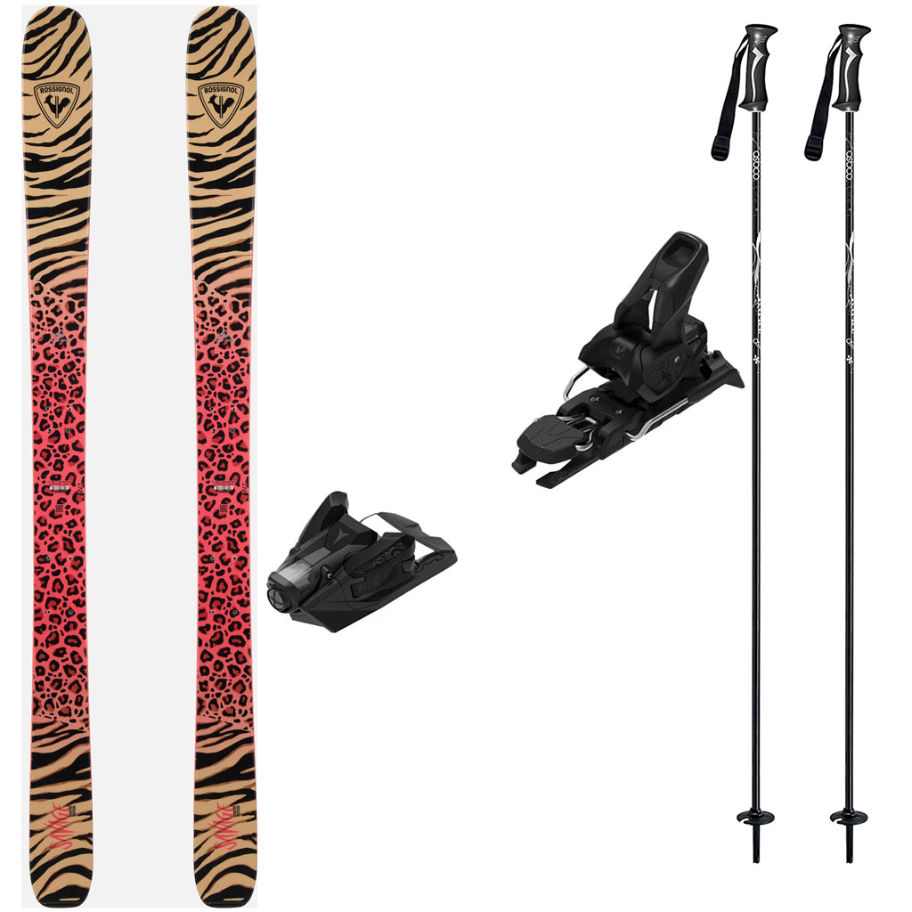 Rossignol Savage Free 180cm Skis 2026 with Atomic Strive 12 Bindings Ski Package