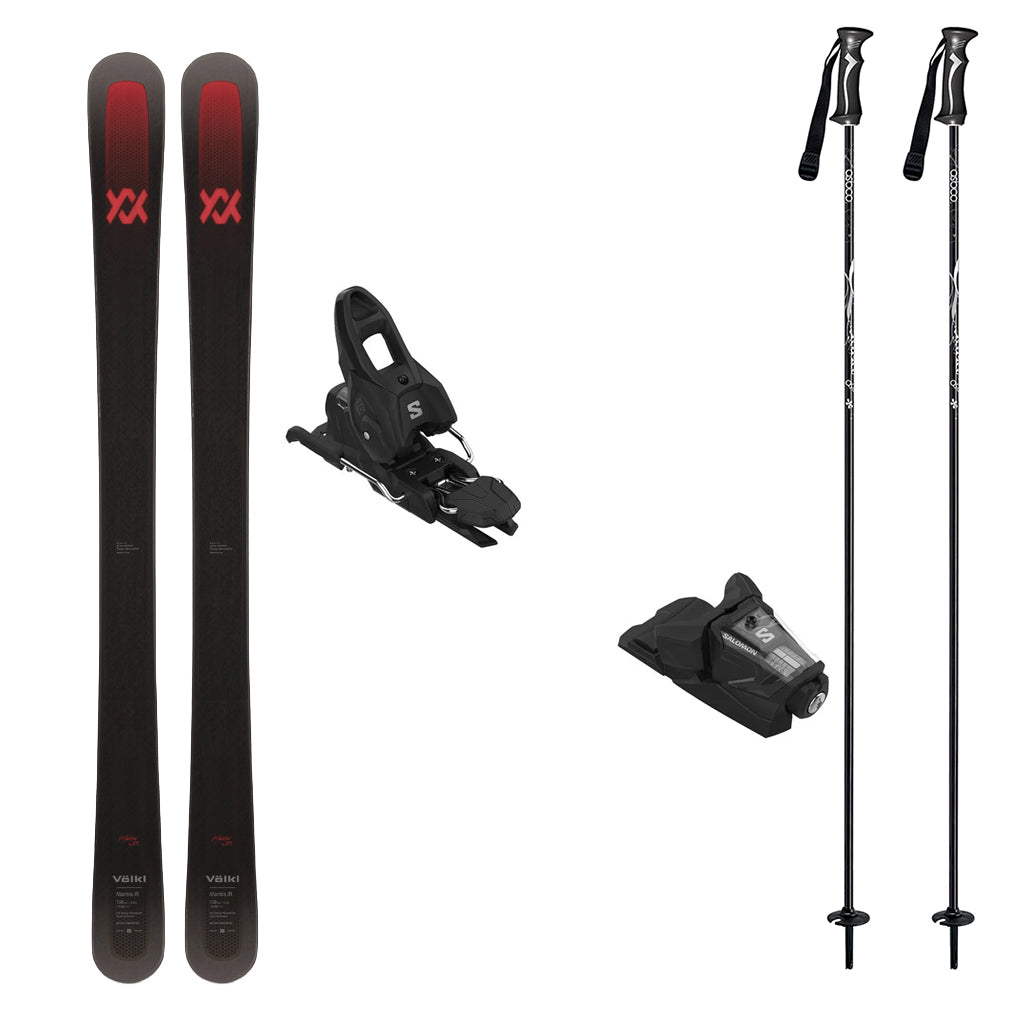 Volkl Mantra Jr with Salomon Stage 10 Junior Ski Package 2026