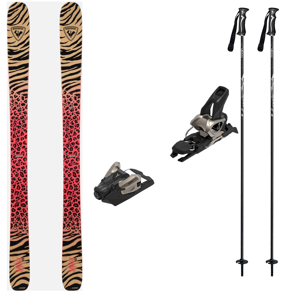 Rossignol Savage Free 180cm Skis 2026 with Atomic Strive 12 Bindings Ski Package