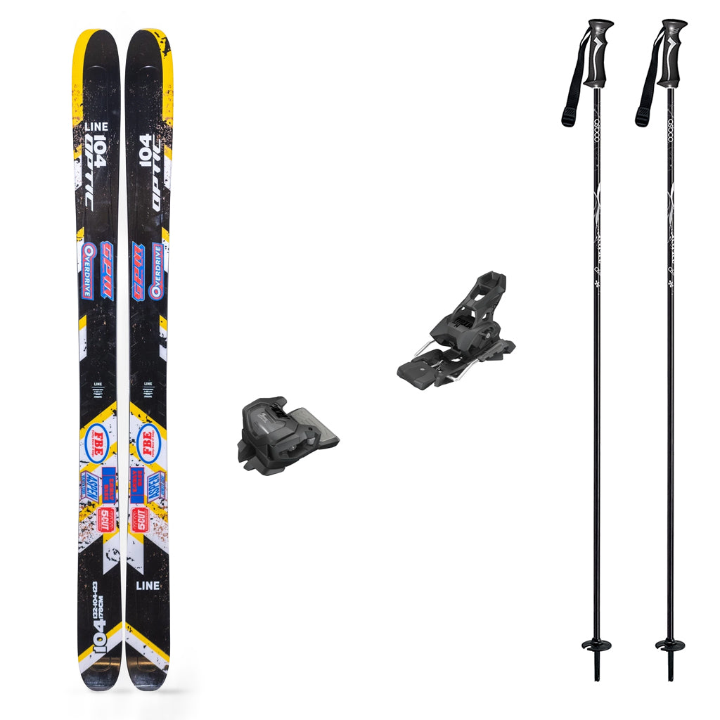 Line Optic 104 Skis 2026 with Tyrolia Attack 14 Binding Ski Package