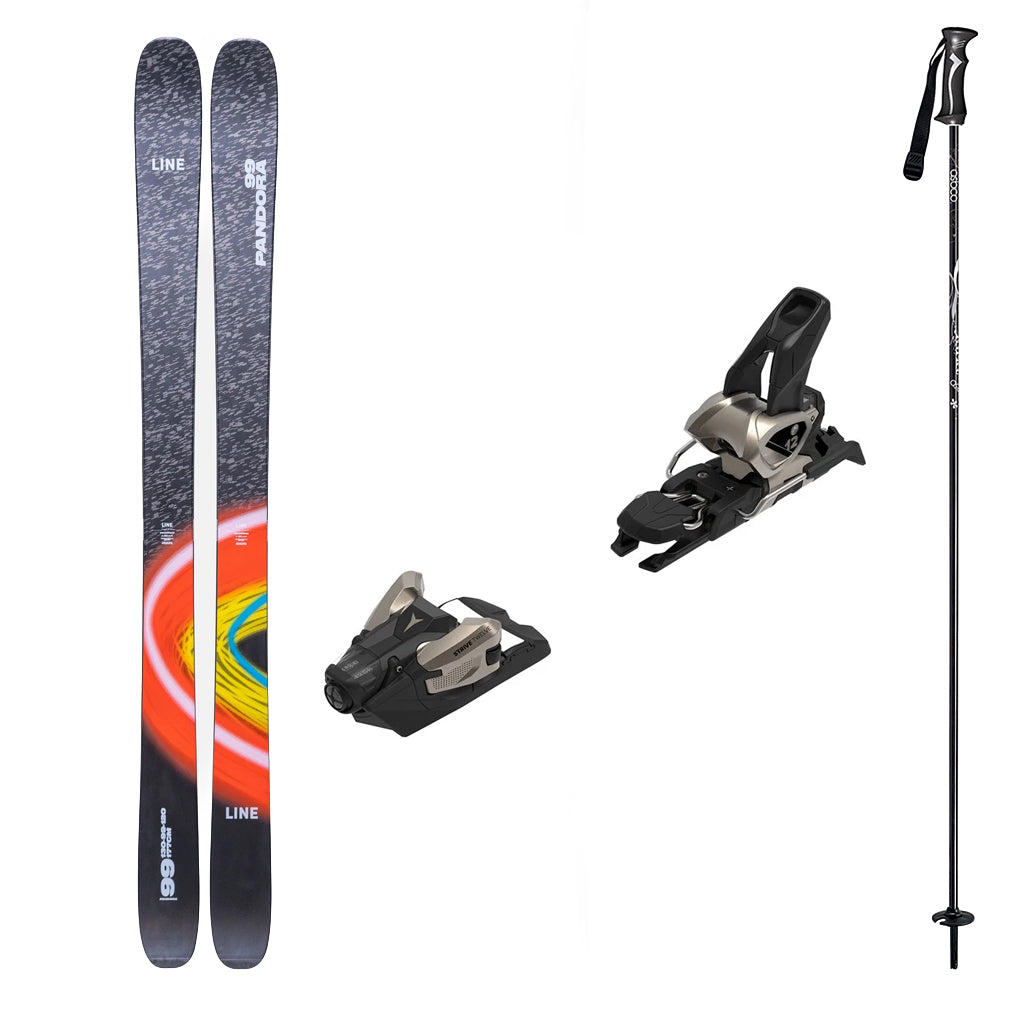 Line Pandora 99 with Atomic Strive 12 Adult Ski Package 2026