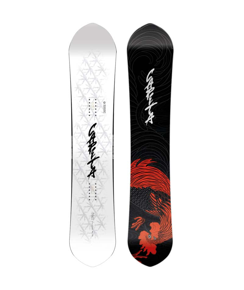 KazuKokuboPro-multicolored snowboard on a white background