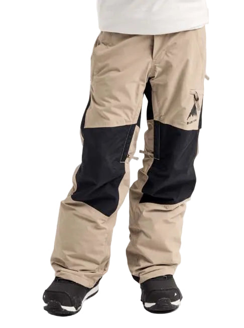 Kids_Skylar2LPants-Beige and black pants on a white background