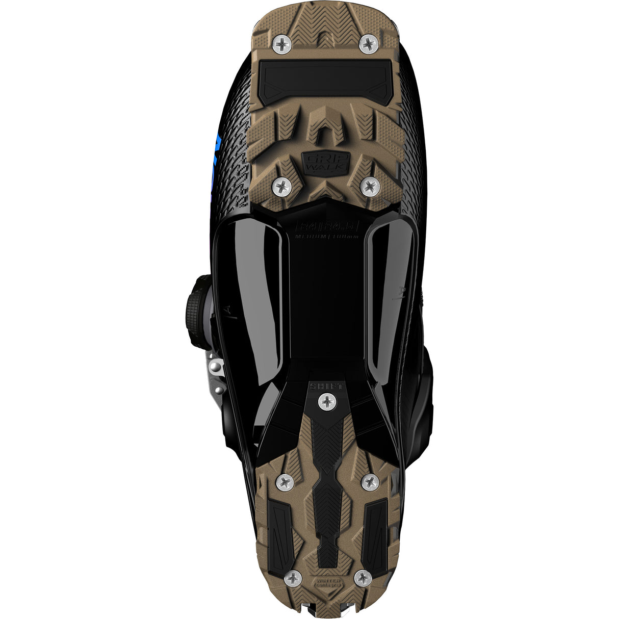 Shift Supra BOA 80- Salomon Shift Supra BOA 80 GW Kids Ski Boot in black with BOA lacing system, visible logos, and winter ski boot features.
