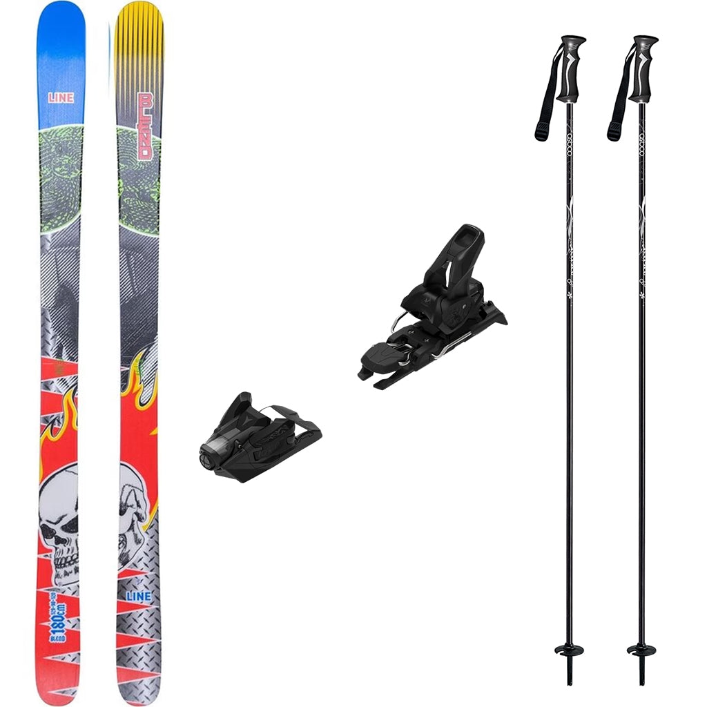 Line Blend Mens Skis 2026 with Atomic Strive 12 Bindings Ski Package